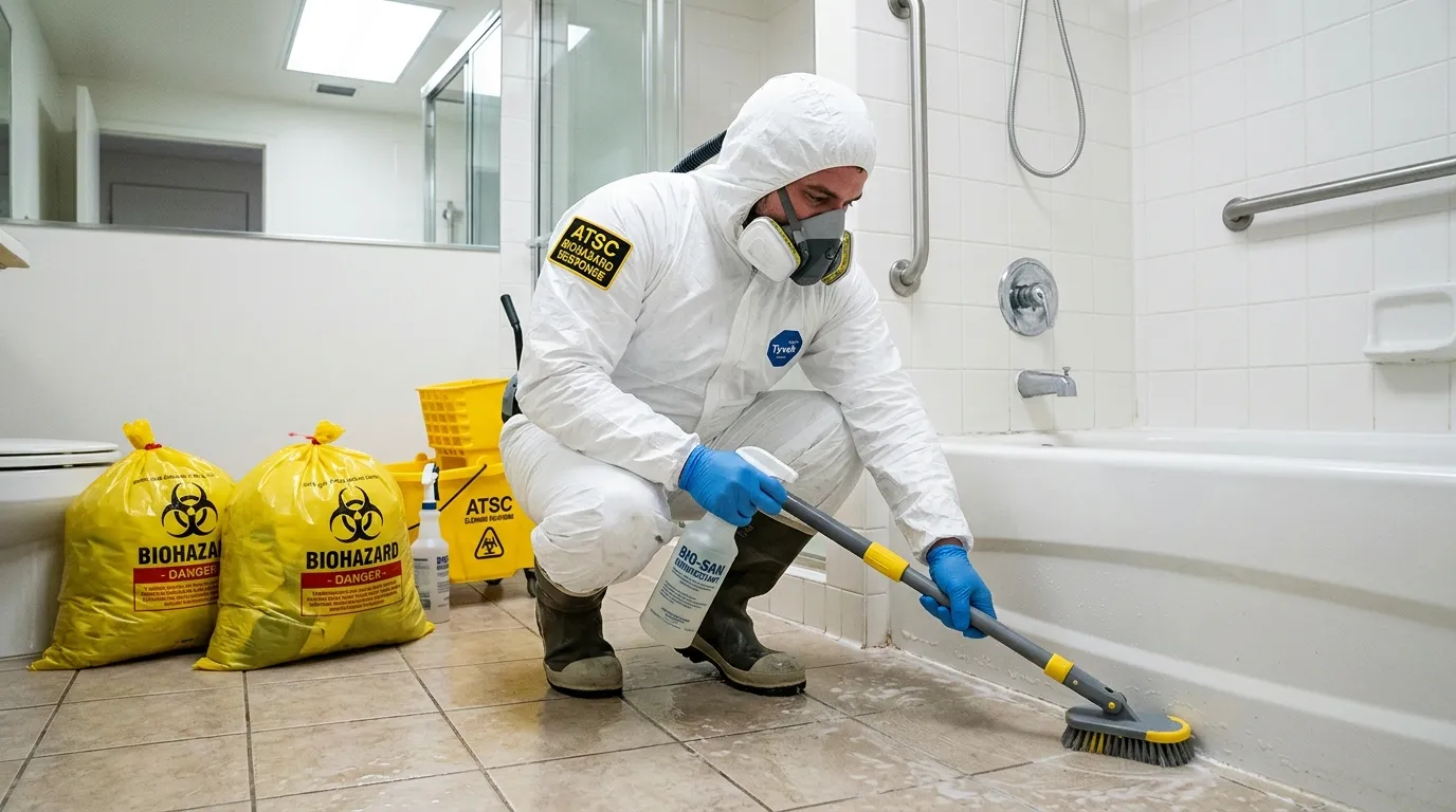 Decontamination equipment deployed for Blood Cleanup in West Norriton